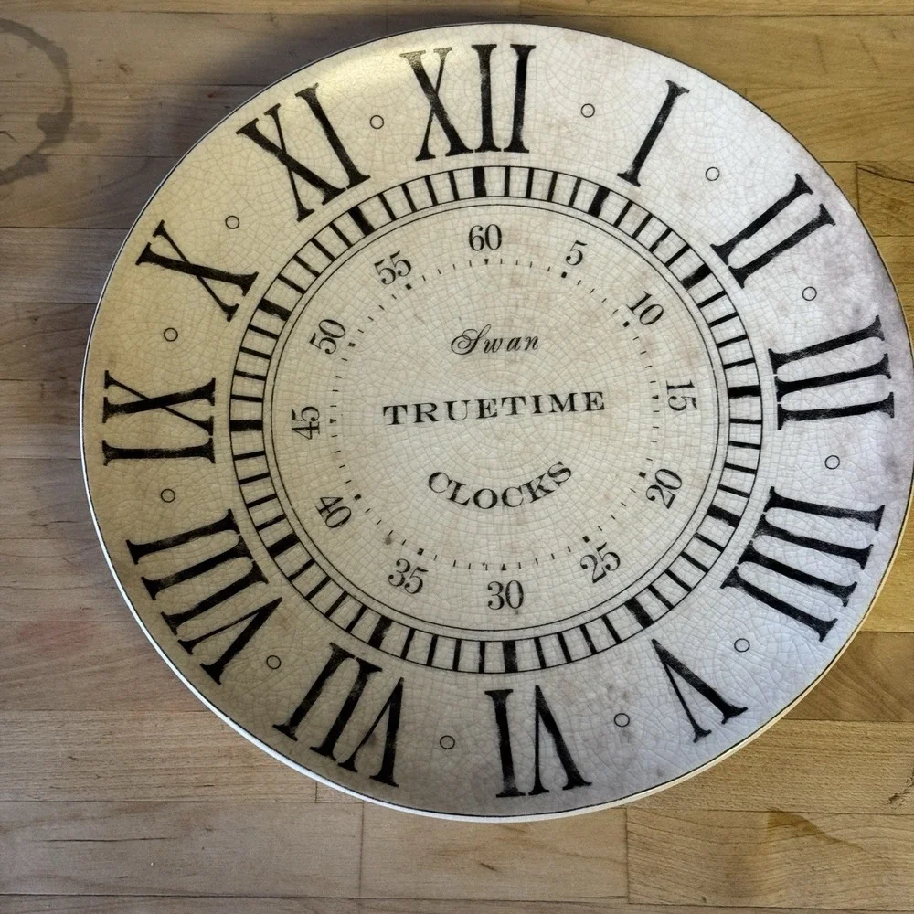 Pottery Barn Vintage Clock Face 8.25